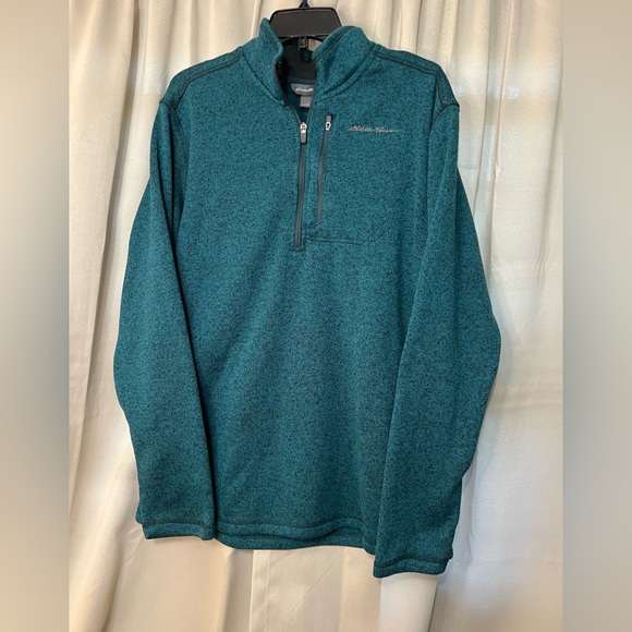 Eddie Bauer Other - Men's Eddie Bauer Half Zip Collared Pull Over Fleece Jacket